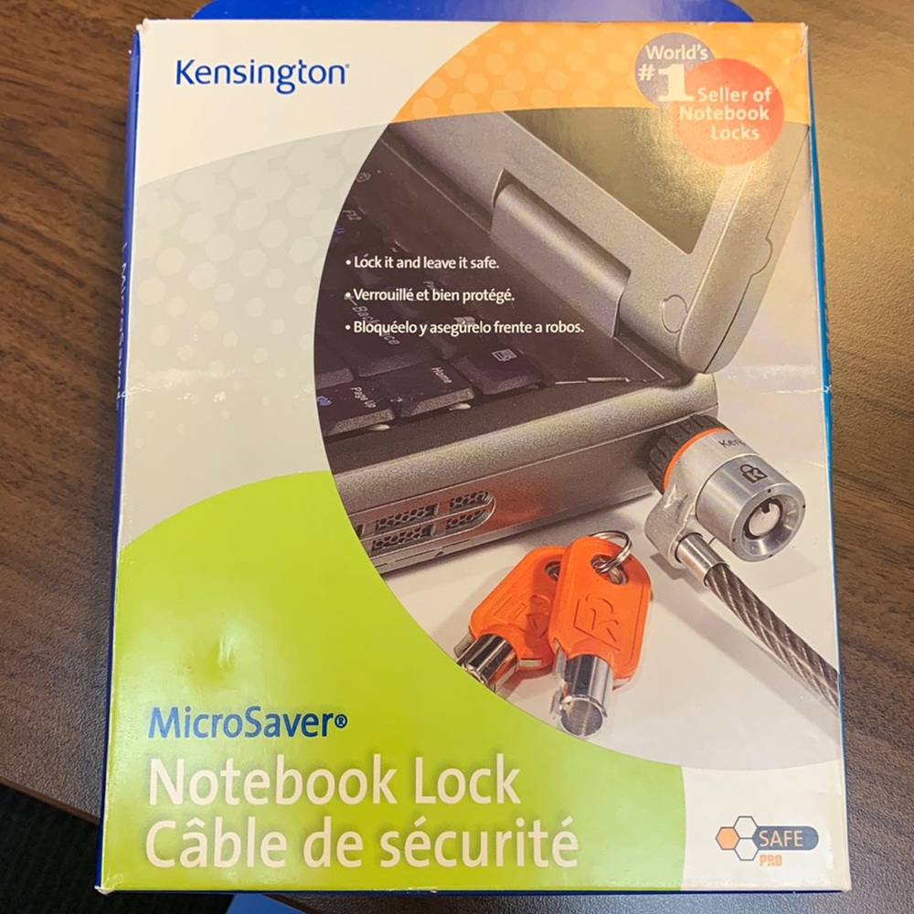 Kensington Microsaver notebook lock, NEW